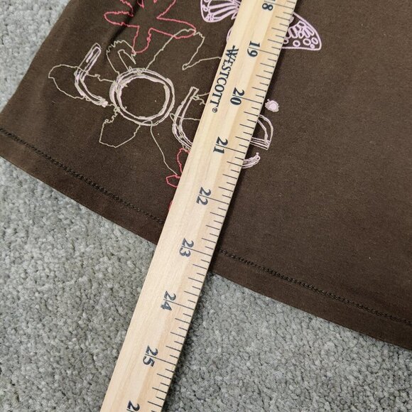 Lole Women's Floral Embroidered Tank Top Size Medium Y2K Cotton Gorpcore - Picture 8 of 8